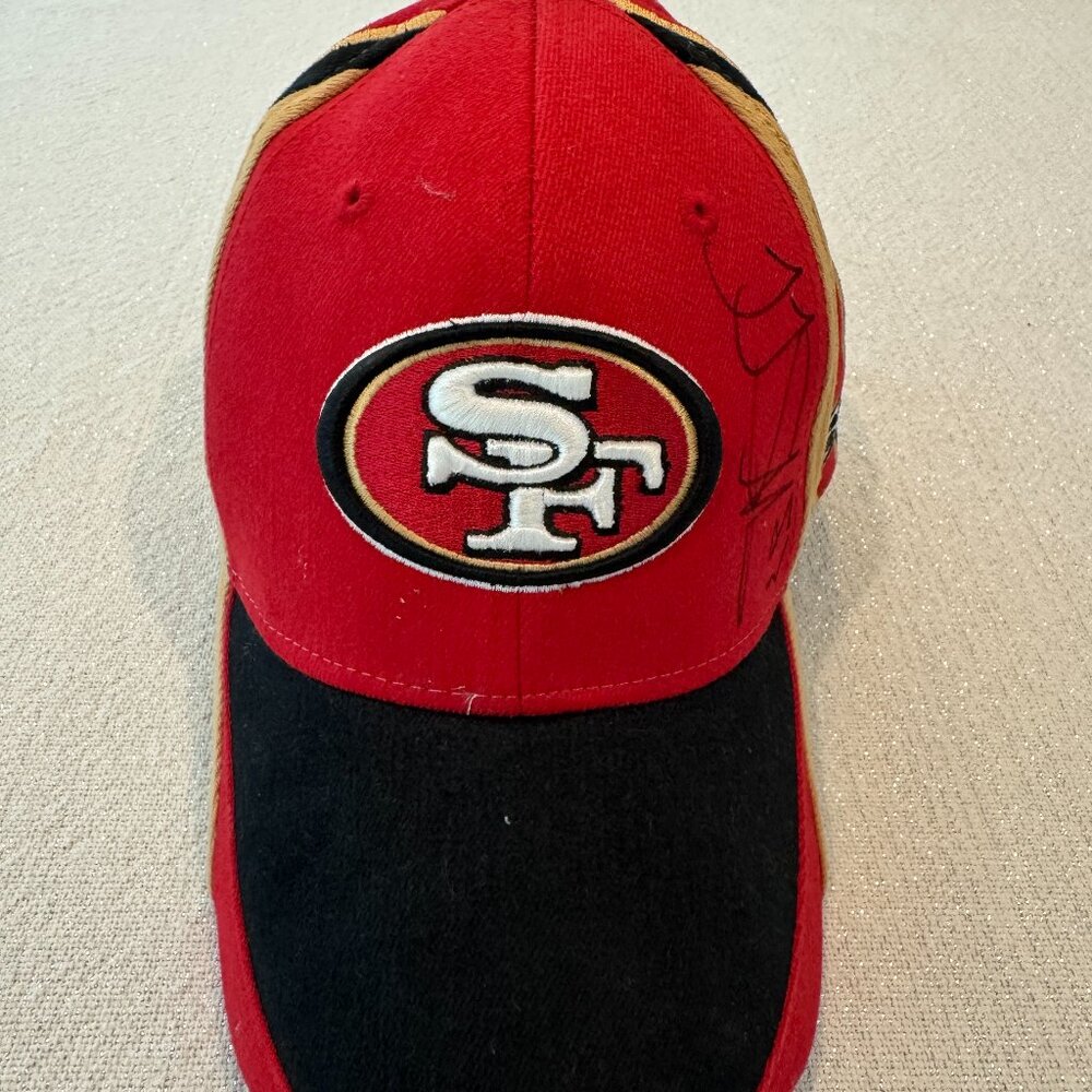 J.J. Stokes Autographed 49ers Hat